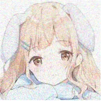 用户头像：宋体字贴纸样式
